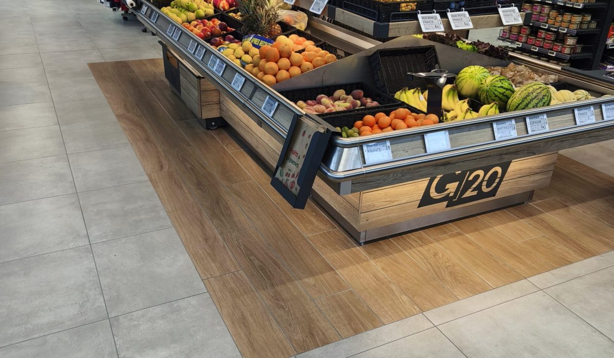 1 Pose carrelage 60x60 et imitation bois