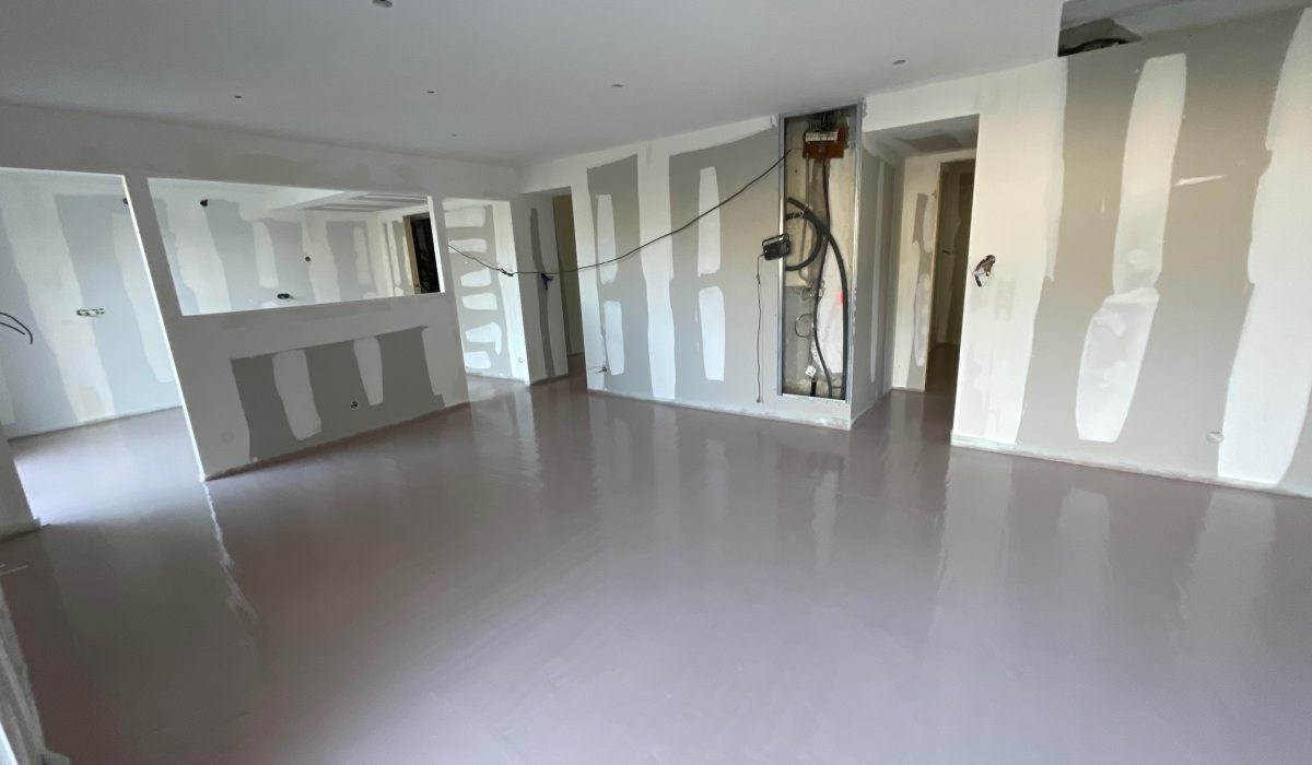 Chape liquide finalisée